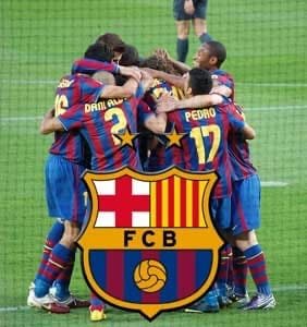 FC Barcelona football club logo FCB